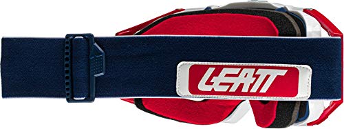 Leatt Velocity 6.5 58% Adult Off-Road Motorcycle Goggles - Chilli/Blue Light Grey / One Size #TOP1