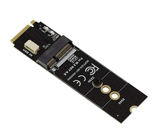 KALEA-INFORMATIQUE M2 E Key or E+A Key card to M.2 M Key port adapter for WiFi and Bluetooth cards Intel 7260 compatible - Image 2