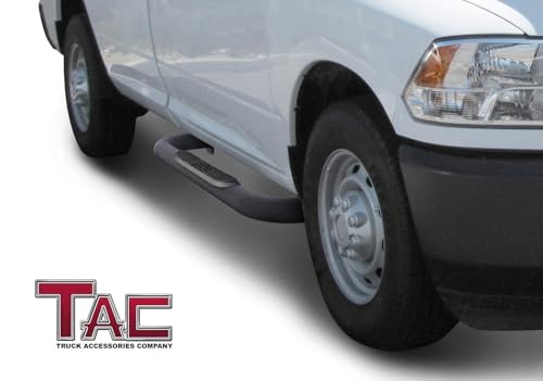 Estribos laterales 3” negros para RAM Regular Cab 2009-2026 miniatura 2