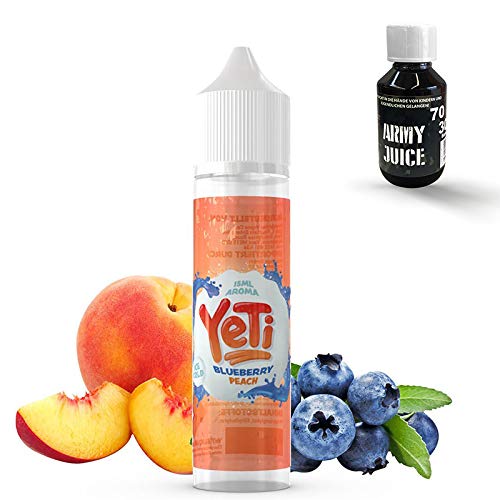 Yeti Aroma Blueberry Peach - Shake-and-Vape - Zum Mischen mit Basisliquid für E-Liquid - 15 ml - Plus 100ml Basisliquid…