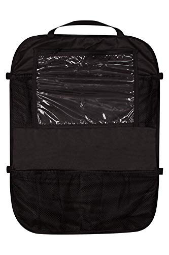 Ferocity Auto achterbank tablet iPad organizer multi-tas rugleuningbescherming stoelbeschermer zwart [007]