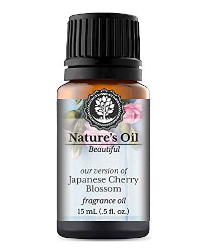 Japanese Cherry Blossom Fragrance Oil (15ml) For Perfume, Diffusers, Soap Making, Candles, Lotion, Home Scents, Linen Spray, Bath Bombs, Slime