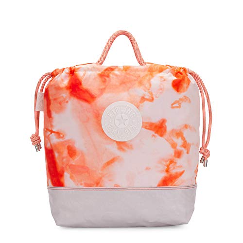 Tote Bag Tie Dye Red Kipling Konawa grand format zippe