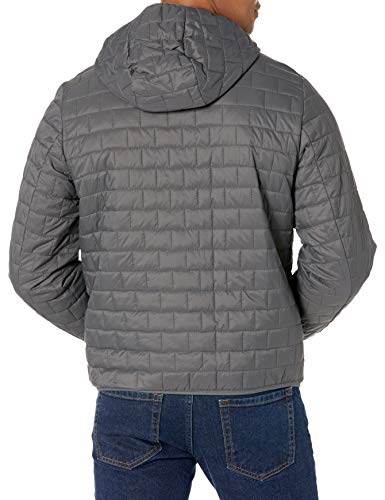 G.H. Bass & Co. Men's Brick Quilted Hooded Packable Jacket