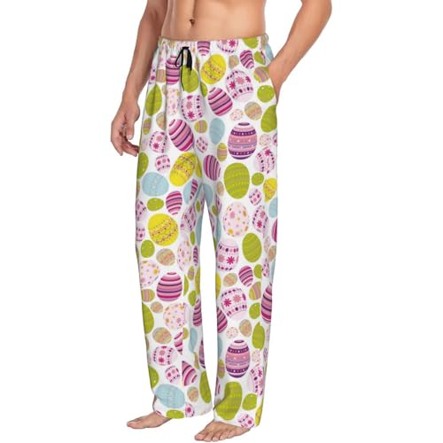 Easter Egg Mens Pj Pants,Soft Men Lounge Pants,Mens Pajama Pants Bottoms,Sleep Pants For Men