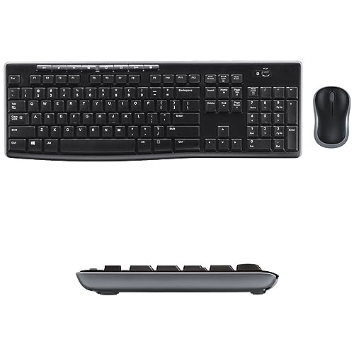 Image of Lenovo ThinkVision T24v 24-inch, 2-Pack Bundle with T24i, HDMI, DisplayPort, Webcam, Speaker, Microphone, Dual Monitor Stand, ThinkPad USB-C Dock, MK270 Wireless Keyboard and Mouse, and Wrist Pad