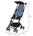gb Pockit Air All Terrain Ultra Compact Lightweight Travel Stroller with Breathable Fabric in Night Blue, 28x17.5x39.8 Inch (Pack of 1)