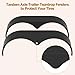 2Pcs Tandem Trailer Fender Double Axle Compatible with 13-15 Inch Wheels Teardrop Pair Enclosed Trailers 66
