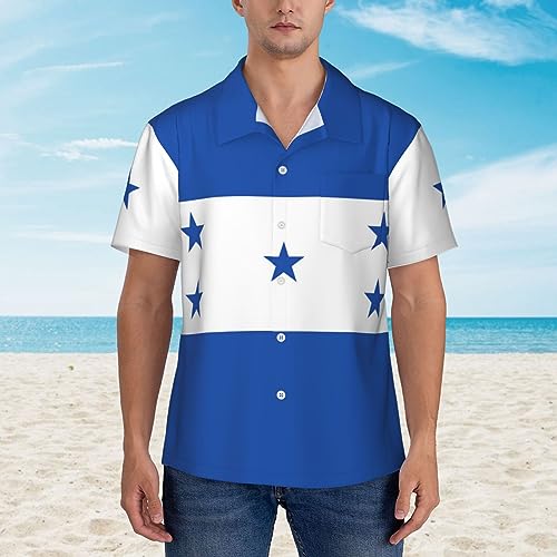 Eagle Splash Flag of Mexico Mens Hawaiian Shirt Short Sleeve Casual Button Up Tropical Summer Beach Shirt3