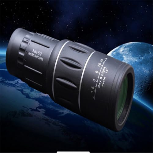 Telescopio monocular óptico 16x52 POPETPOP portátil con funda de transporte 5