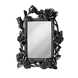 Fabriqué en résine polyuréthane durable avec une finition noire mate lisse, combiné à une face avant en miroir de verre et un dos en velours noir doux pour une qualité durable et une protection de surface optimale.