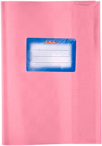 Preisvergleich Produktbild Herlitz 5205125 Hefthülle A5 Baststruktur, 25 Stück, rosa