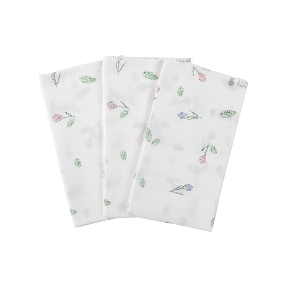 BambooBebe Signature Baby Cloth Diaper, Bath Towel, Swaddle Flower Buds Super Soft Suitable from Newborn
