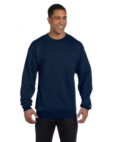 Champion Eco 9 oz. Crew, XL, NAVY HEATHER