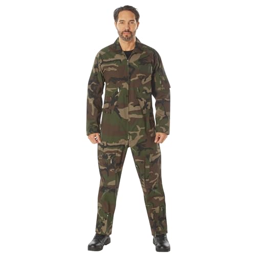 Rothco Flightsuit – Mens Pilot Coveralls – Costume Cosplay Jumpsuit
