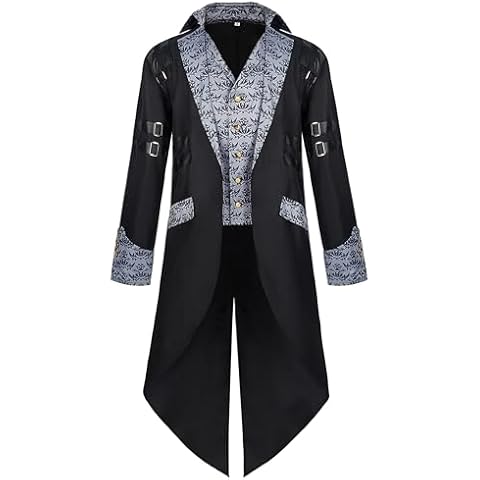 maxToonrain Medieval Steampunk Tailcoat Waistcoat Cover