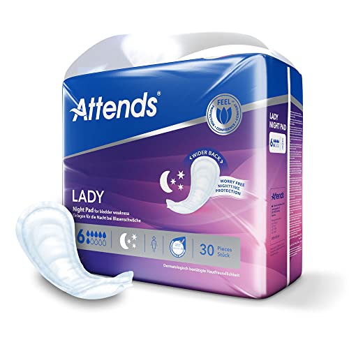 Attends Lady Night Pad 6 (1x30 stuks)