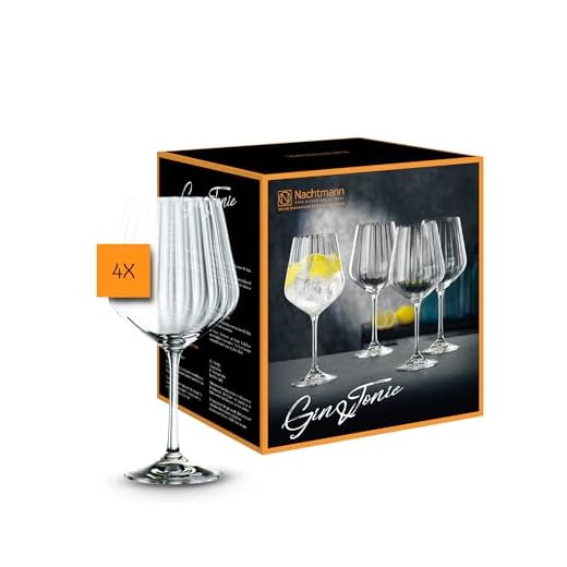 Spiegelau & Nachtmann, 4-teiliges Gin & Tonic-Set, 640 ml, Höhe: 22,2 cm, Gin & Tonic, 102892