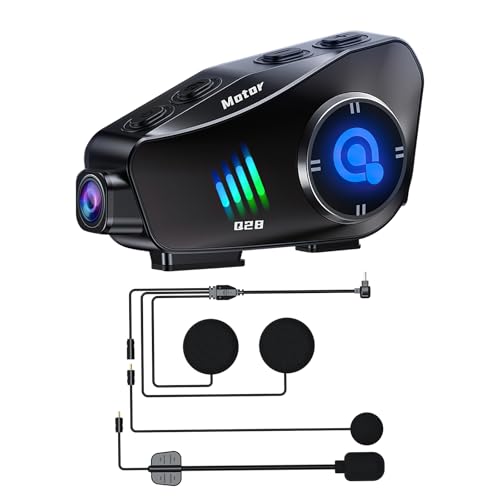 Interfono Moto OBEST Bluetooth 5.3 – Cuffie Per Casco Con Riduzione Rumore, Hi-Fi, Condivisione Musica, Impermeabile IPX6