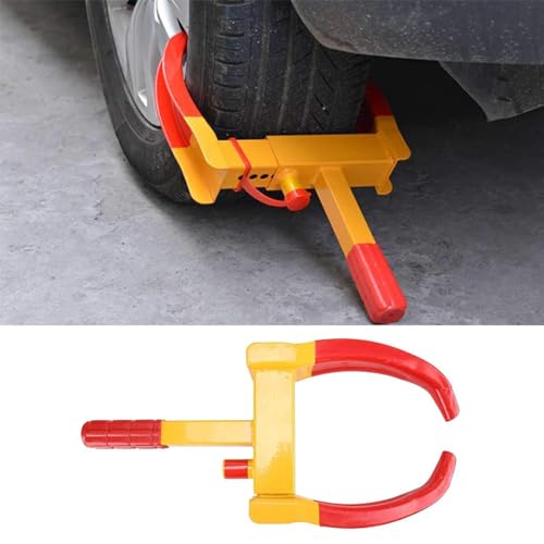 Holdfiturn Heavy Duty Wheel Clamp - Car Security Antitheft Locking Device for Caravans Cars Vans and Trailers with Keys - Image 6
