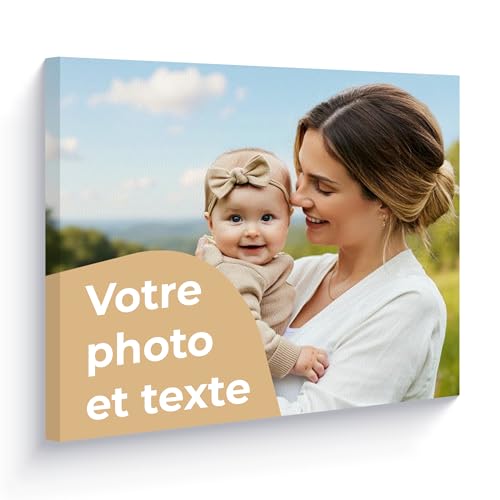 Cimpress Tableau sur Toile Personnalisé avec Photo ou Logo, 30 × 40 cm, Décoration Murale pour la Maison, le Bureau ou le Studio, Wall Art Moderne, Idée...