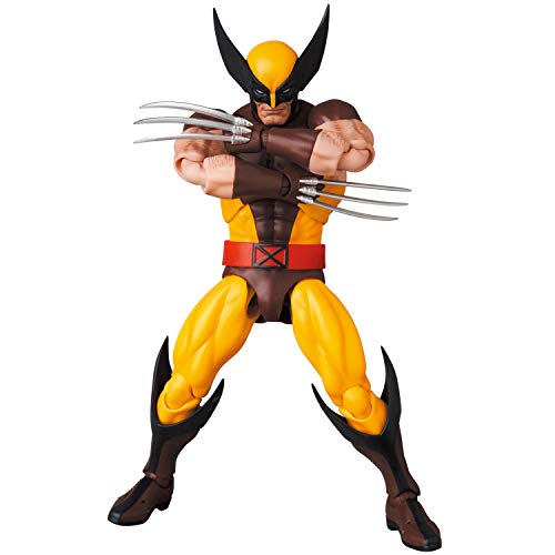 Medicom Toy MAFEX No. 138 Wolverine (BROWN COMIC Ver.) Total Height: Approx. 5.7 inches (145 mm), Painted Action Figure