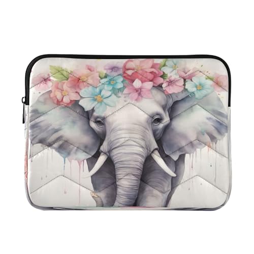 Funda Floral para Laptop 13-14 Pulgadas, Bolsa Impermeable miniatura 1