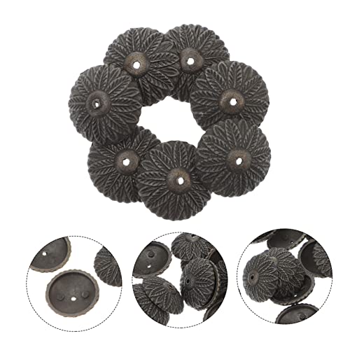 Angoily 50Pcs Flower Spacer Nail Flower Decor Home Décor Rivet+Furniture Decorative Tacks For Wood Upholstery Tack Washer Decoration For Home Furniture Nails Washer Furniture Nail Washer #TOP7