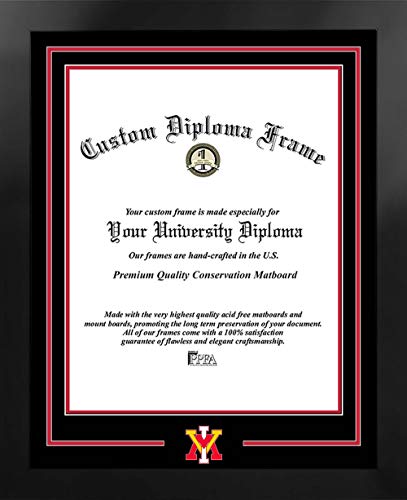 Campus Images NCAA TCU Horned Frogs Unisex Spirit Diploma Manhattan Marco negro con litografía de...