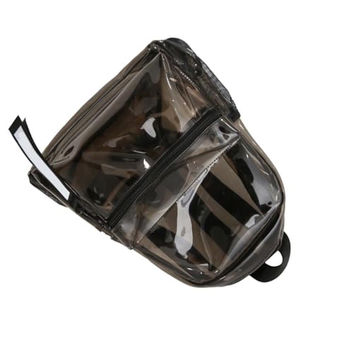 Clear Backpack with Adjustable Straps PVC Jelly See Through Zippered Shoulder Book Bag for Travel Beach and Casual2