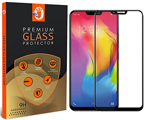 Image of STP FEEL Glass Screen Protector Designed For Vivo Y83 Pro (6.22 inch) [Edge to Edge Coverage] HD Clear, Bubble-Free, Anti-Scratch Full Protection Durable Tempered Glass - Black, Pack of 2