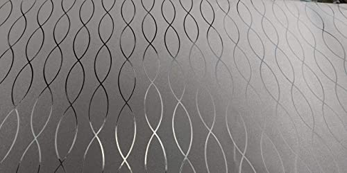 Image of ELTON Vinyl 3D Window Privacy Self Adhesive Decorative Film with Heat Control Anti UV (24 x 240 inches)