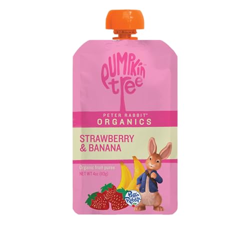 Peter Rabbit Organics Baby Strawberry Banana 4 oz
