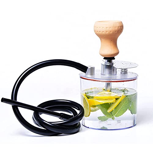 GPWDSN Shisha Komplettset Wasserpfeife Rauchtopf Combo Kit,mit Schlauch Leicht zu reinigen Robust Premium,Travel Home…