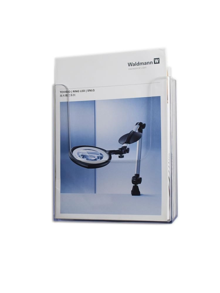 Estantes de pared, Estantería flotante de acrílico transparente, juego de 6, estantes de almacenamiento de pared for dormitorio, sala de estar, baño, oficina y plantas ( Color : Style2 , Size : One Si