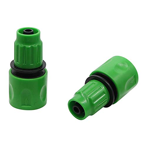 PVC. Grado di mobili per tubi 3/8" Tubo flessibile adattatore Agricoltura Tubo for innaffiare rapida connettore irrigazione a goccia Raccordi Giunti Watering 8 millimetri tubo connettore 20 Pz