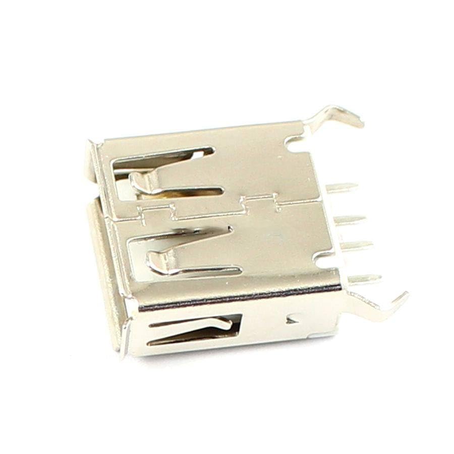 Generic 20 Pcs USB Female 4Pin Type-A DIP Socket Connector 13.0