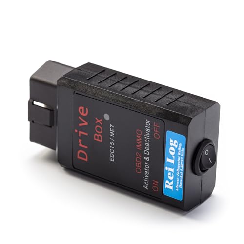 FilWas Drive Box OBD2 Désactivateur/Activateur de système d'antidémarrage compatible uniquement avec EDC15/ME7 Désactivation de l'immobilisation par simple...