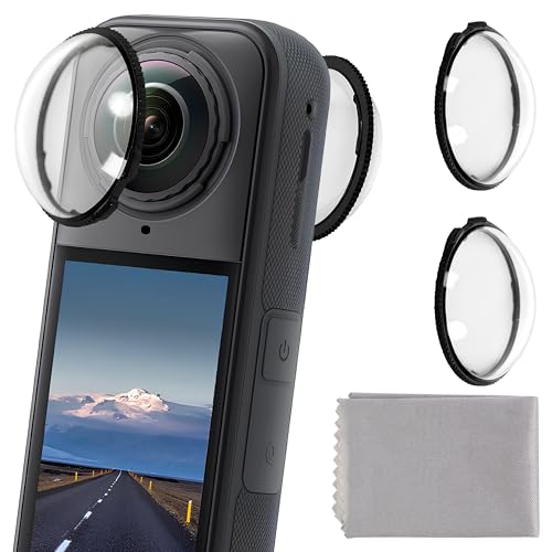 Granatan Lens Guard Compatible with X5 Camera Glass Lens Protector with Frosted Edge Anti-Scratch Waterproof Dustproof Heat-Resistant Lens Cover Durable (2-Pack)