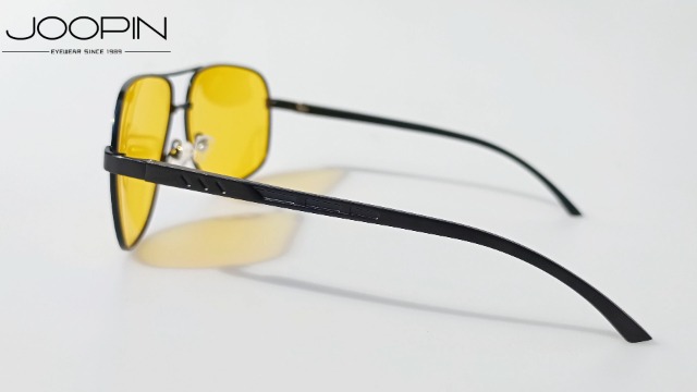 Joopin Gepolariseerde Zonnebril Heren Dames 100% Uv Bescherming Vintage Half Frame Rechthoekige Zonnebrillen Voor Autorijden Wandelen Golfen Vissen Mat Zwart Goud 1011388872
