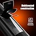 Gaemi M12x1.5 Lug Nuts,12x1.5 Spline Lug Nuts Black for Aftermarket Wheels,6 Spline Lug Nuts Set with 1 Socket Key,1.38