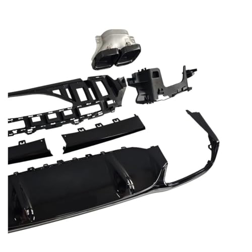 Parachoques trasero para Benz Clase E W213 (2021-2023) modificado a modelo E63 con difusor 2