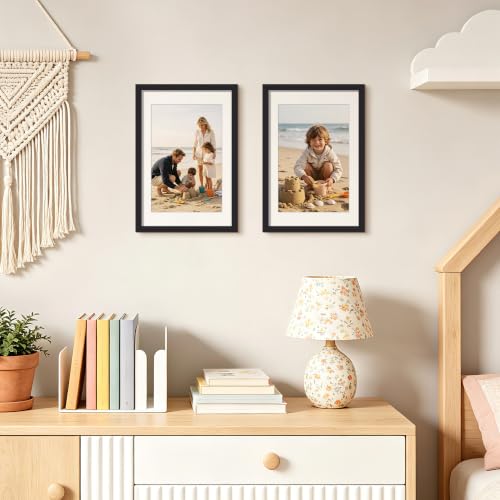 Image of upsimples 10x15 Picture Frame, Wall Decor Photo Frames, Black 1 Pack