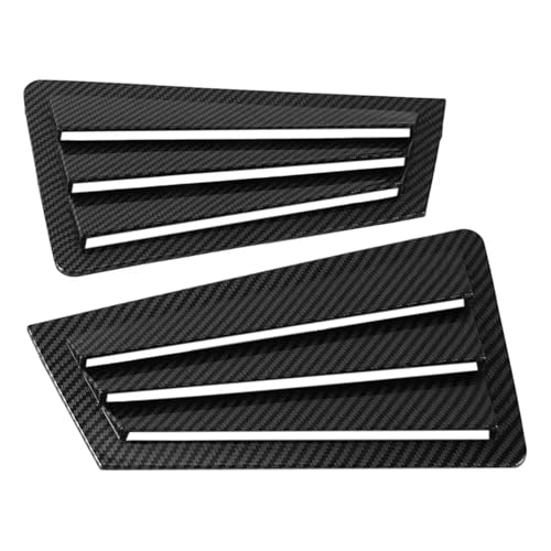 Persiennes de vitre latérale arrière anti-UV et style carbone pour Mazda 3