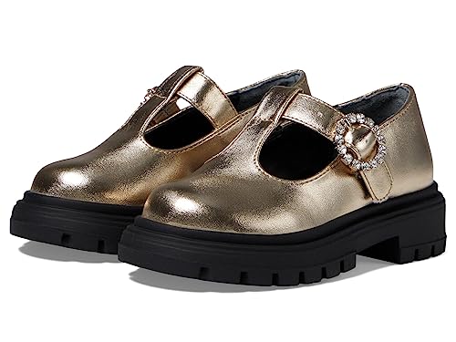 NINA Girl's Stassi (Toddler/Little Kid/Big Kid) Light Gold Metallic 5 Big Kid M