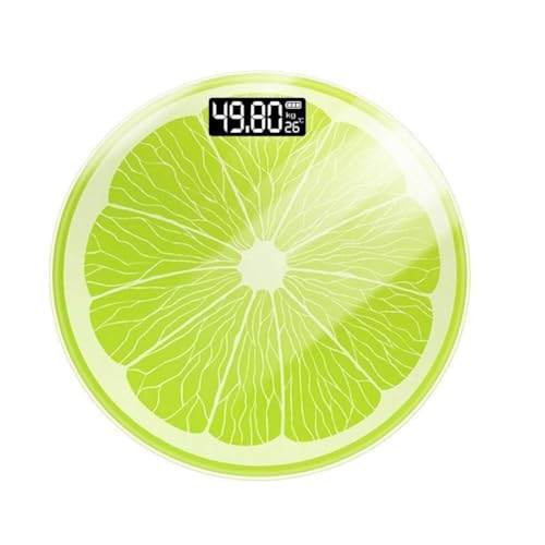 Milisten Báscula Digital para Peso Corporal 28X28 CM Escala Precisa para Control de Peso Función de Temperatura Ambiente Resistente hasta 180 Kg Adecuado para Gestión de Actividad