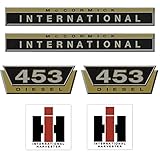  IHC International 453 Diesel Gold Groß - Traktor Schlepper Aufkleber Klebefolie