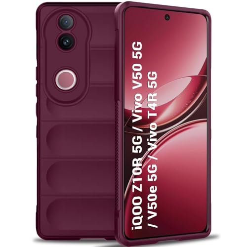 TheGiftKart Liquid Silicon Back Cover Case for iQOO Z10R 5G / Vivo...