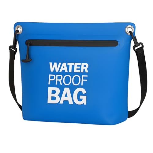 BLUEVER Wasserdichte Tasche,Leichter Dry Bag Wasserdichter Sack für Outdoor, Camping, Wandern, Strand, Kajak, Schwimmen