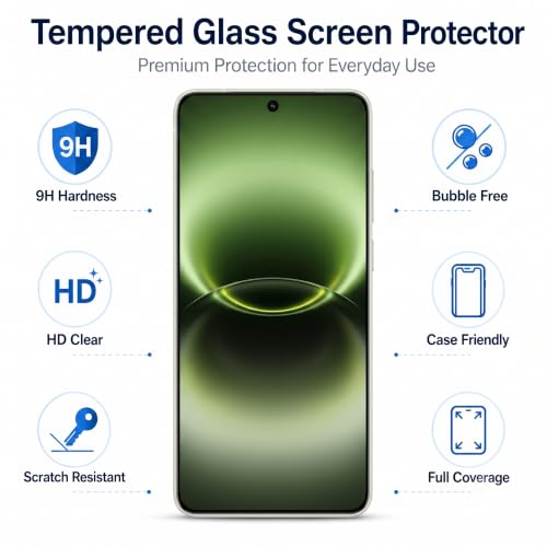 Image of Tempered Glass for Vivo X300 Ultra (6.82 Inch) With Installation Kit Full Glue Edge to Edge Coverage | Optical In-Display Fingerprint Unlock |